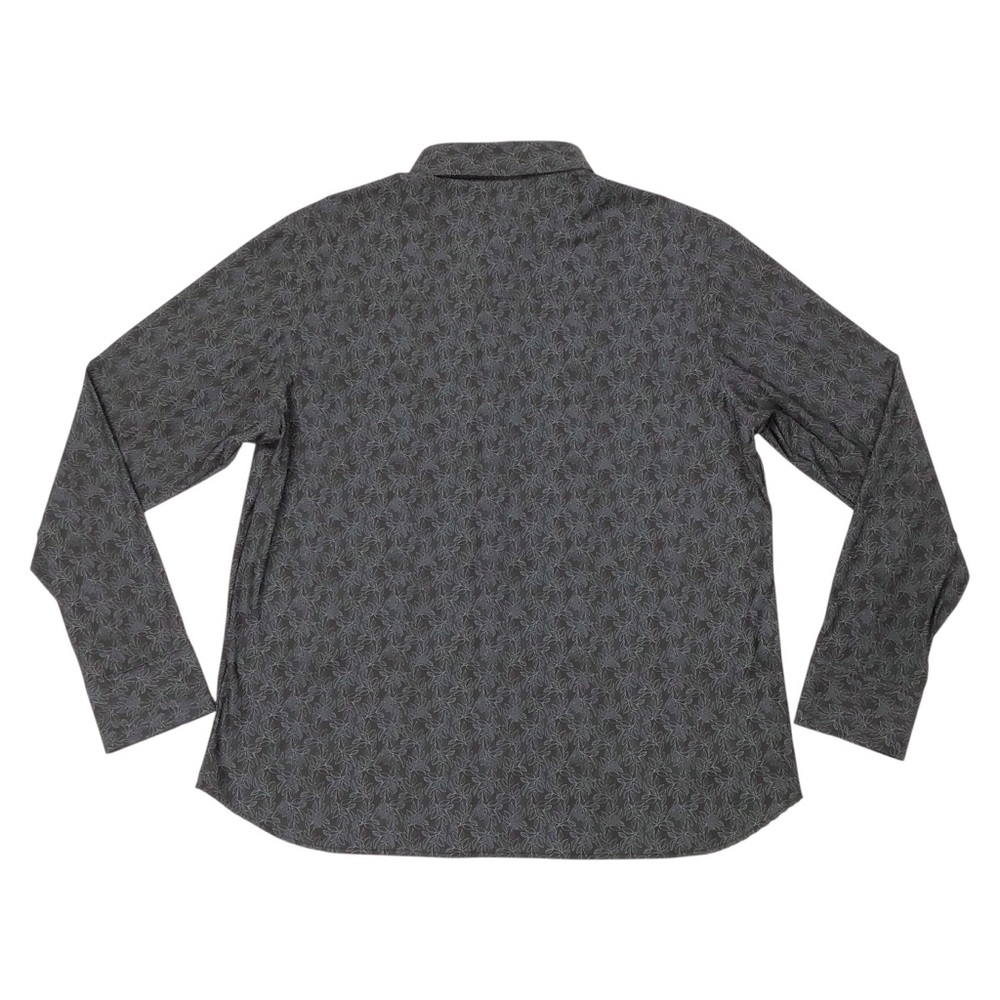 Robert Graham Gray UV Protection Stretch Long Sleeve Shirt Size L Classic Fit - Picture 3 of 11